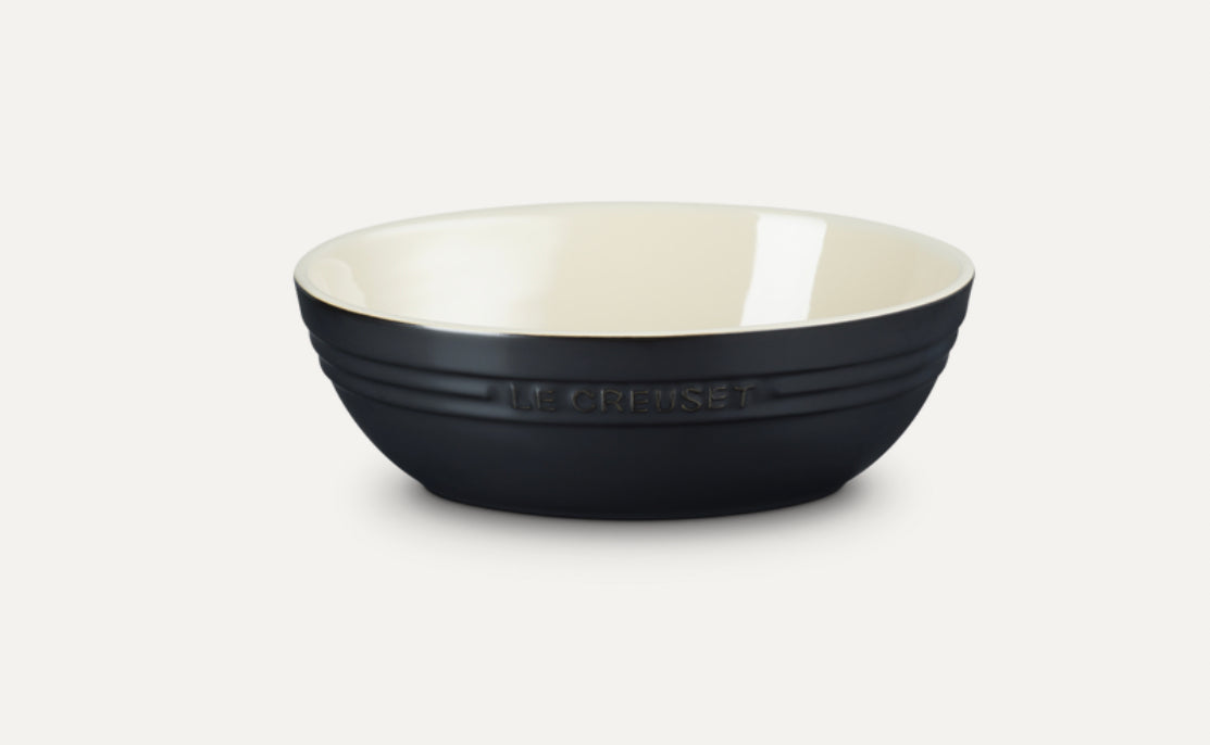 Le Creuset - Stoneware Pasta/Salad Bowl - Satin Black