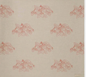 Sophie Allport - Strawberries Linen Blend Tablecloth