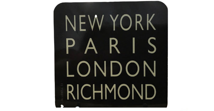 Bluebell - New York Paris London Richmond Coaster