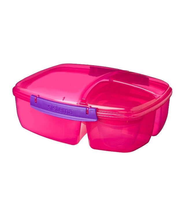 Triple split lunch box 2L