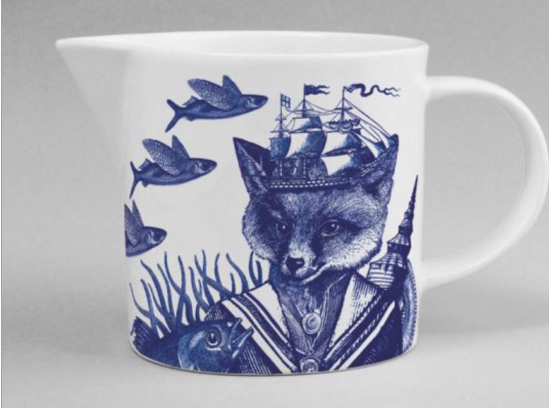 Repeat Repeat - Cobaltic Sea Jug - Sailor Fox