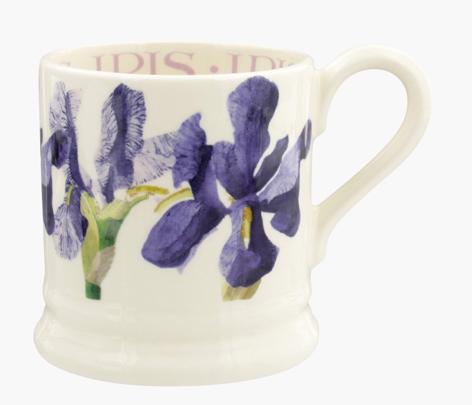 Emma Bridgewater Flowers Blue Iris 1/2 Pint Mug