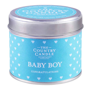 The Country Candle Company - Baby Boy Tin Candle