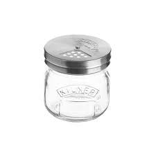 Storage Jar With Stainless Steel Shaker Lid