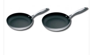Scanpan CTX 2pc Frying Pan Set Induction Set contains 20cm and 26cm CTX frying pans ~