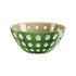 Guzzini - Le Murrine Bowl - Sand and Green 25cms