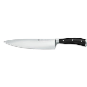 Wusthof Classic Ikon - 23cm Cooks Knife - Black Handle