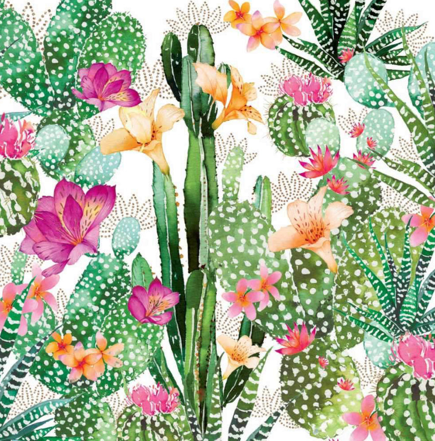 PPD - Cactus Fantasy Beverage Napkins