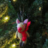 Felt So Good - Handmade Felt Reindeer With Knitted Scarf Christmas Decoration