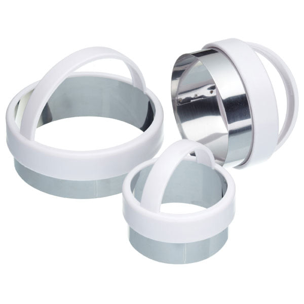 KitchenCraft - Set of Three Plain Pastry Cutters