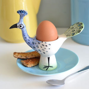 Hannah Turner - Peacock Egg Cup