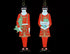 Christmas Beefeater Wood Decoration.