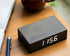 Gingko - Flip Click Clock - Black