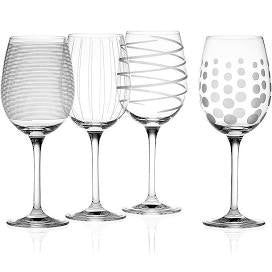 Mikasa - White Wine Glasses set of 4