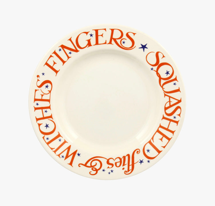 Emma Bridgewater - Halloween Toast Witches Fingers 8 1/2 Inch Plate