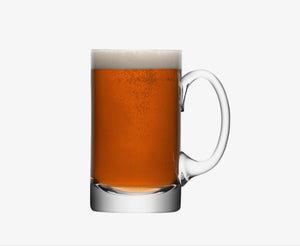 LSA Beer Tankard Straight - 750ml - Clear