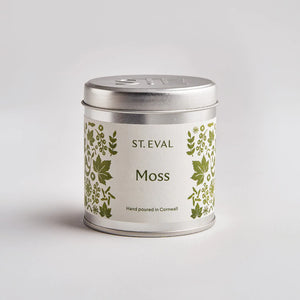St Eval Moss, Folk Scented Tin Candle