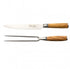 Katana Saya 2pce Carving Set, Olive Wood Handle