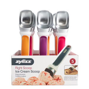Zyliss - Right Scoop Ice Cream Scoop - Assorted Colours