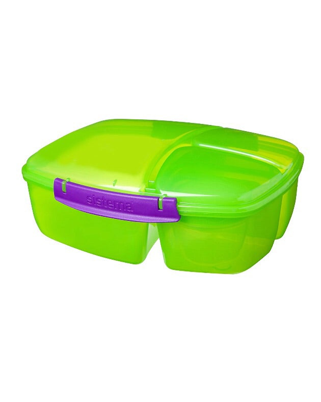 Triple split lunch box 2L