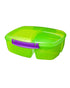 Triple split lunch box 2L