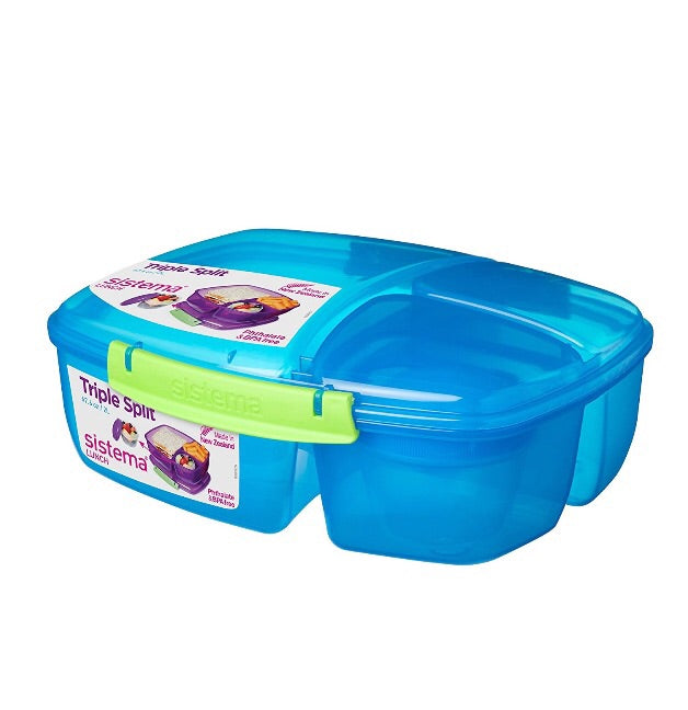 Triple split lunch box 2L