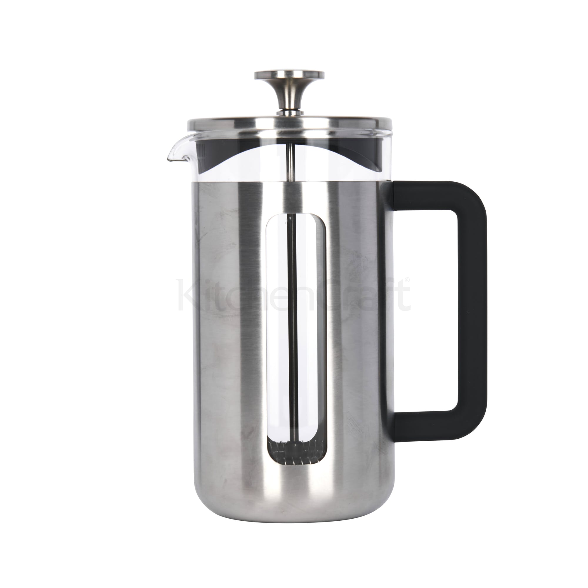 La Cafetière -  Pisa Latte Cafetiere 8Cup Bushed Stainless Steel