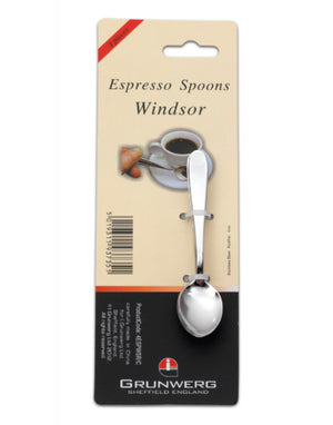 Grunwerg Windsor 18/0 Set of 4 Espresso Spoons