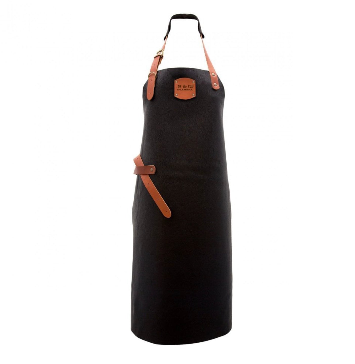 Global - Fine Leather Apron - Montana Black