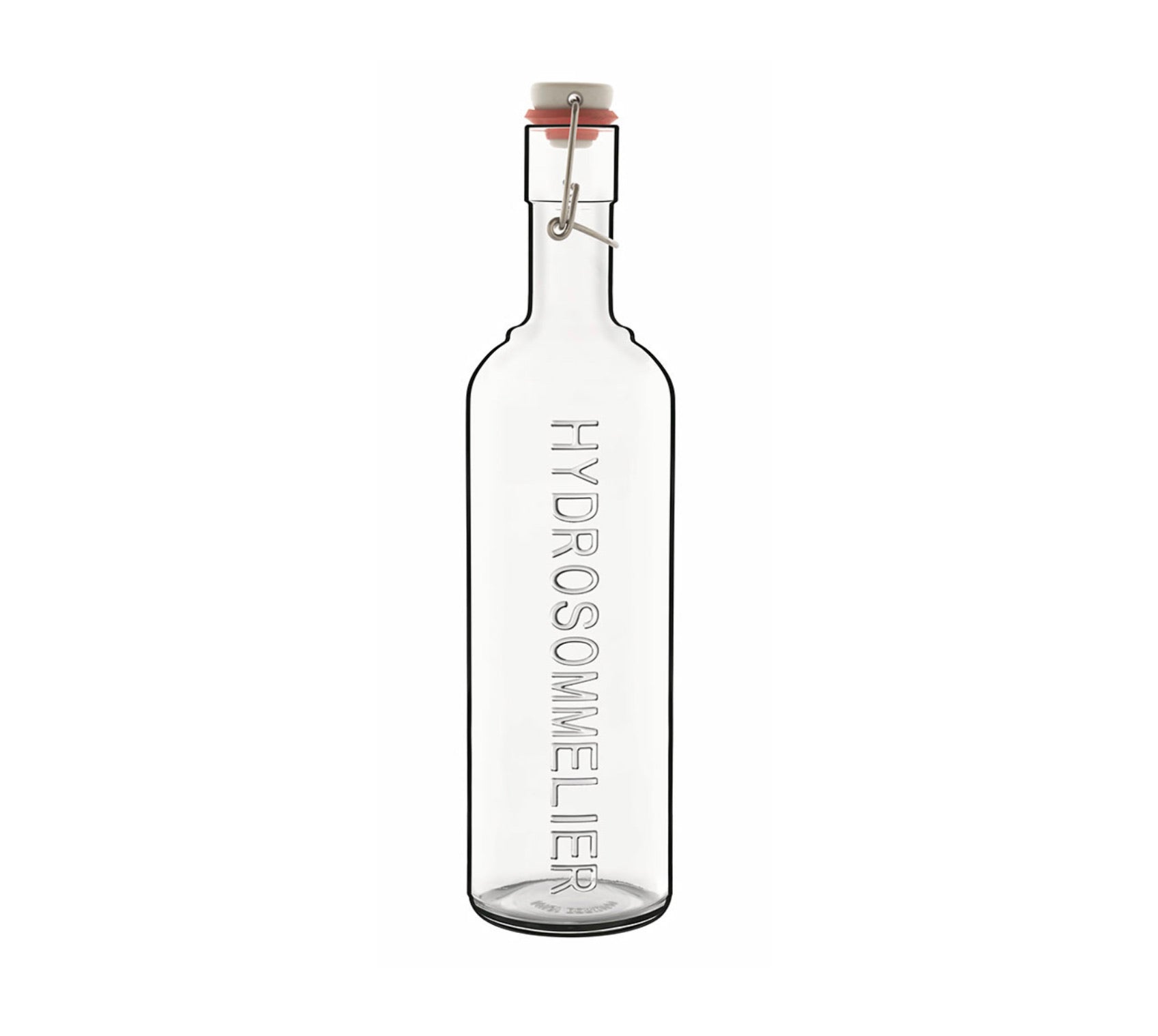 Luigi Bormioli Hydrosommelier Water Bottle with Airtight Stopper 1L