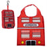 Puckator - Fold Up London Bus Shopping Bag With Holder