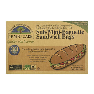 Sub/Mini-Baguette Sandwich Bags