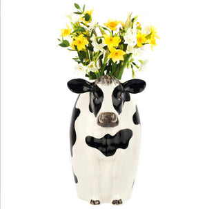 Quail Cow Vase Large