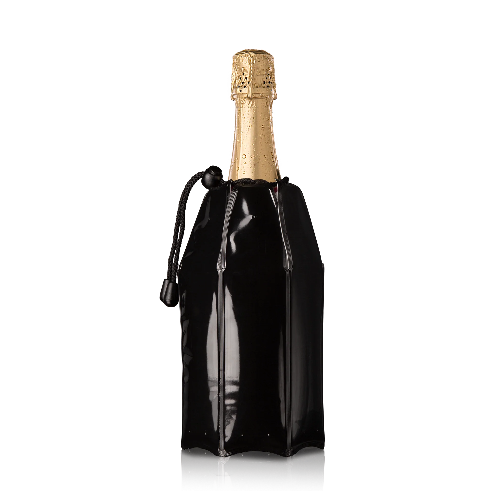 Vacuvin Active Cooler Champagne Black Sleeve