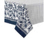 Ladelle Watercolour Floral Navy Tablecloth 1.5m x 2.25meters - Navy
