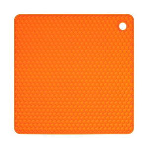 Kuhn Rikon Kochblume Honeycomb Square Silicon Trivet Orange