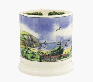 Emma Bridgewater - Landscapes Of Dreams Cornish Beaches 1/2 Pint Mug