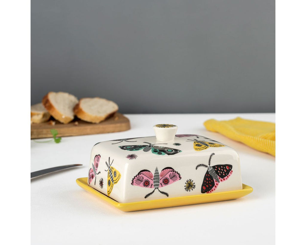 Hannah Turner Handmade Ceramic Moth Butter Dish