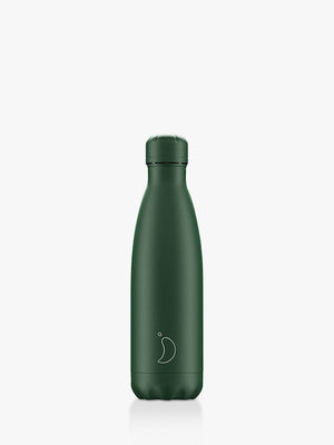 Chilly's 500ml Water Bottle - Matte all Green