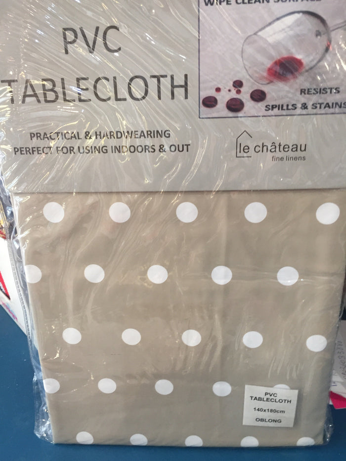 PVC Tablecloth Spot Mushroom