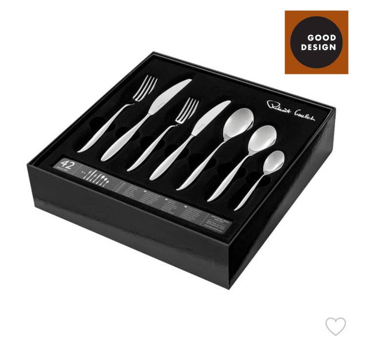 Robert Welch Hidcote Bright Cutlery Set 42 Piece For 6 People