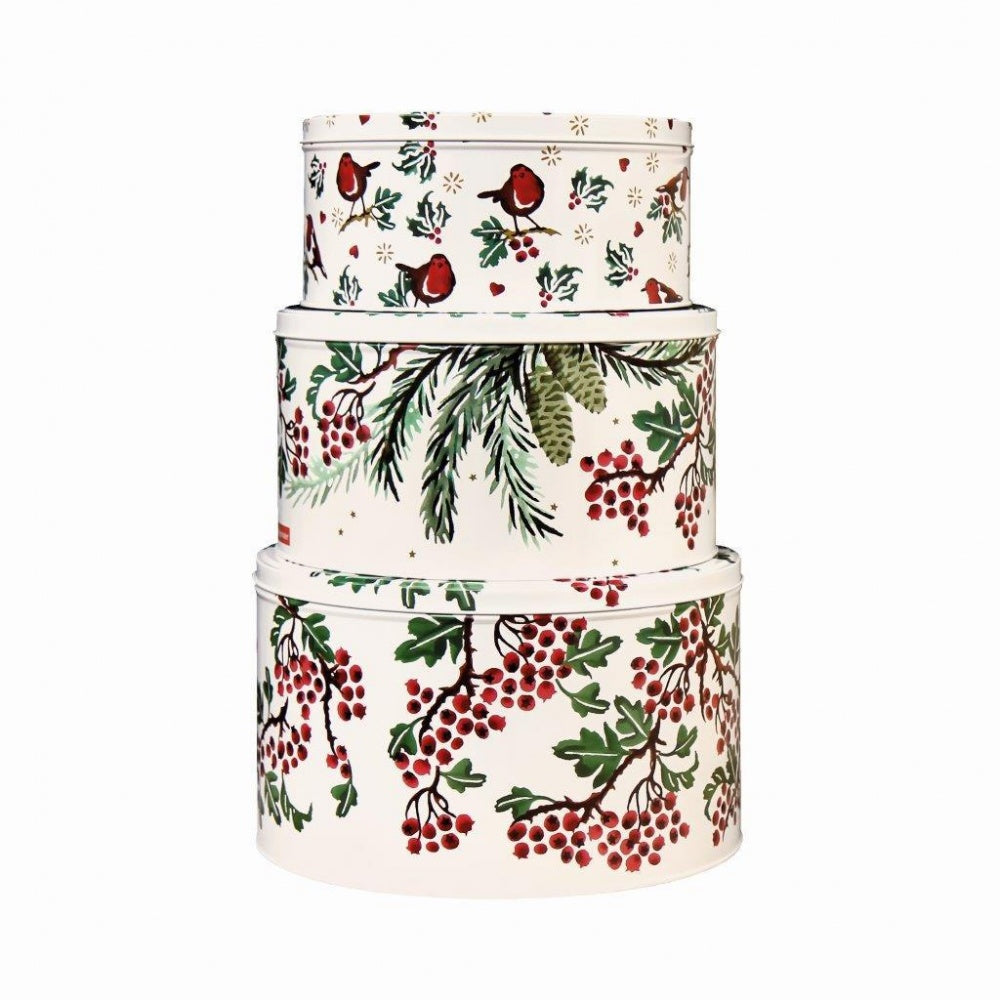 Emma Bridgewater - Set of 3 Christmas Tins