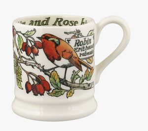 Emma Bridgewater - Rose hips & Robin 1/2 Pint Mug