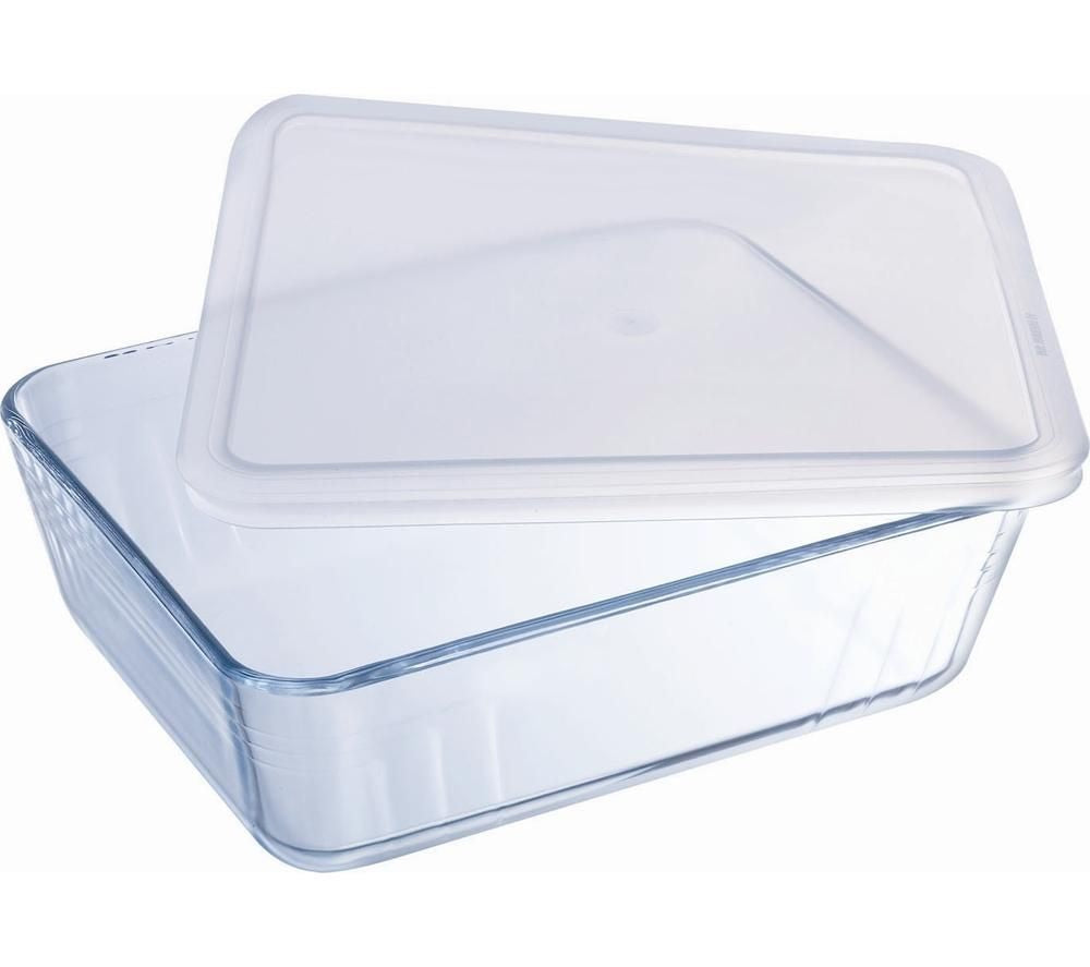 Cook and store glass dish 25x20cm 2.6L