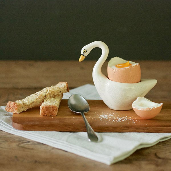 Hannah Turner White Swan Egg Cup