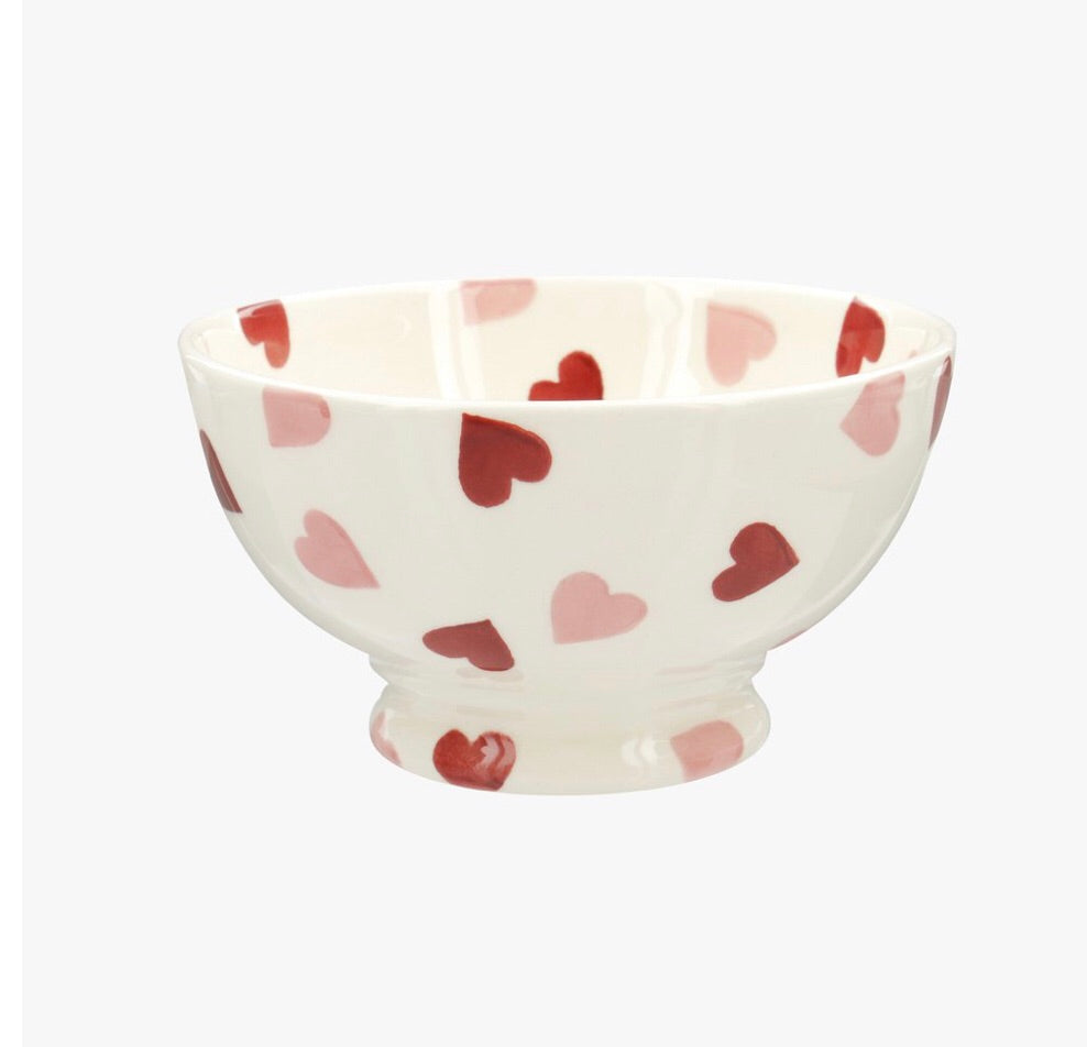 Emma Bridgewater Pink Hearts French Bowl