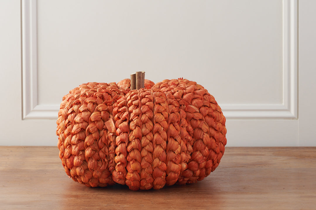 We Love Seasons - Orange Straw Pumpkin