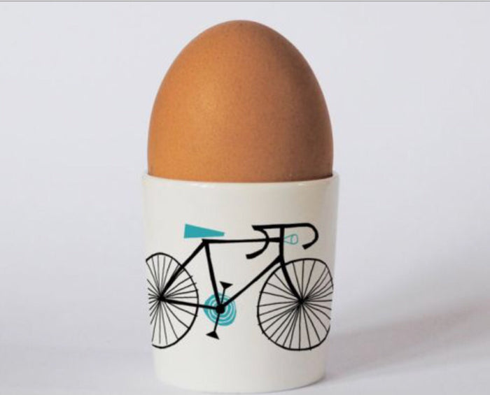 Repeat Repeat - Happiness Egg Cup - Bike Turquoise