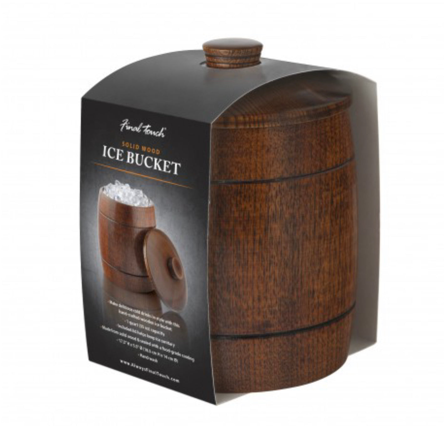 Final Touch - Solid Wood Ice Bucket