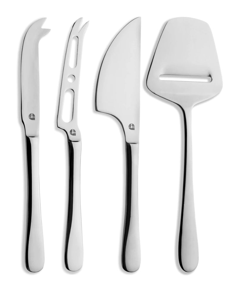 Grunwerg - Windsor Carded 18/0 4 Piece Cheese Knife Set